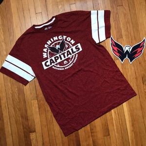 Men’s L Washington Capitals nhl shirt in red